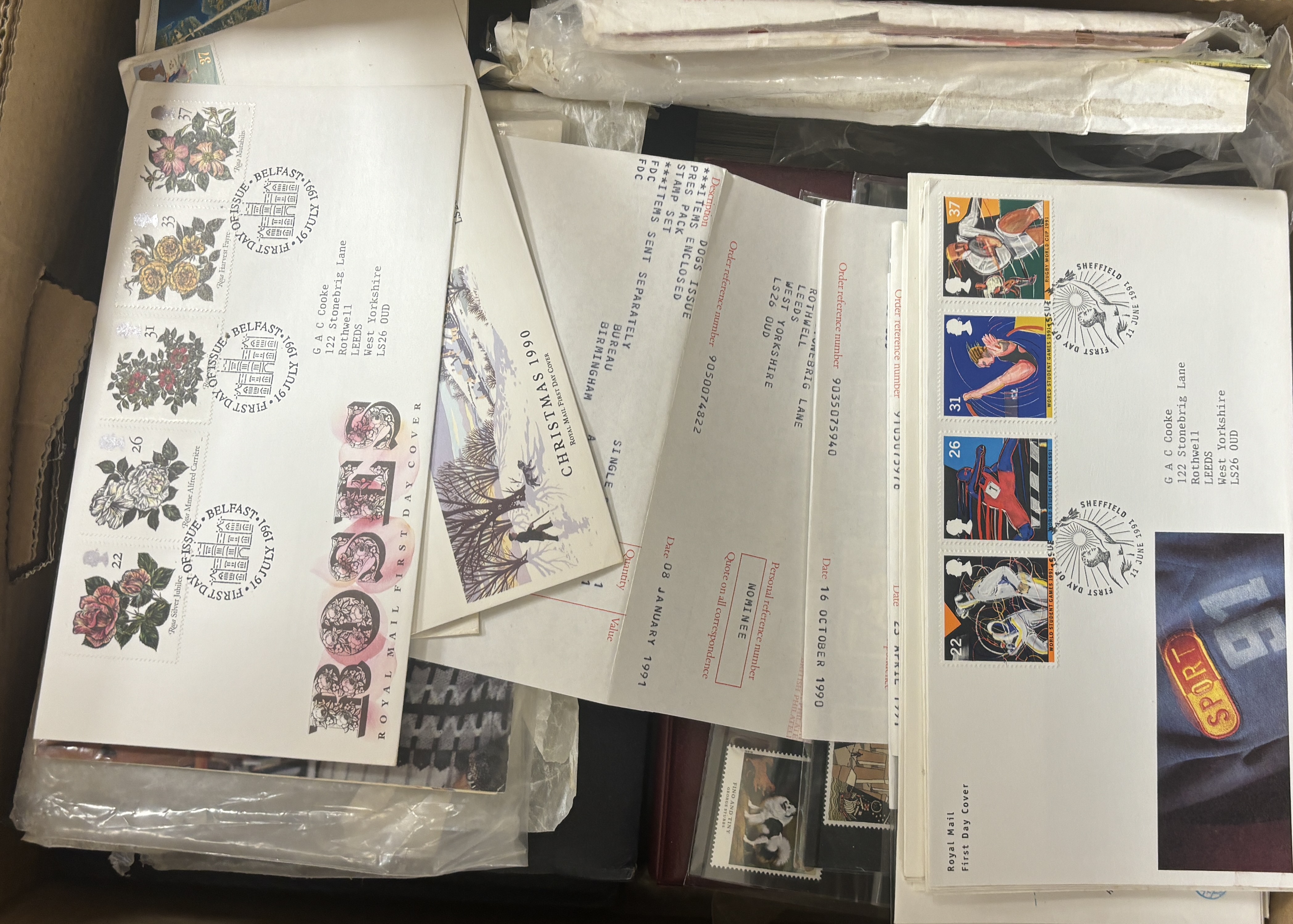 First Day Covers - Isle of Man, 25th anniversary of the coronation of HM QE2, Commonwealth, 80th birthday Queen Mother, United Nations, leaders of the world, London 1980, Malaysia, Royal Mint, Hong Kong, SAI history of a